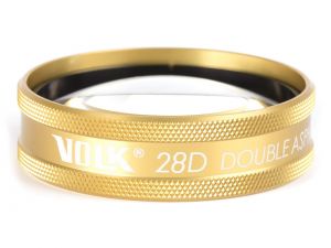 Volk 28D Lens - Gold Ring