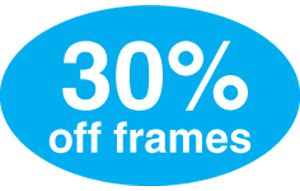 30% Discount Frame Stickers